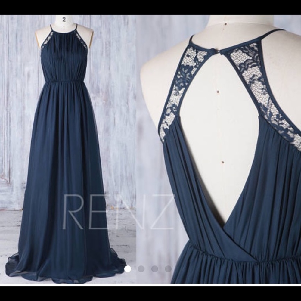 Beautiful Navy Formal Dress sz 14